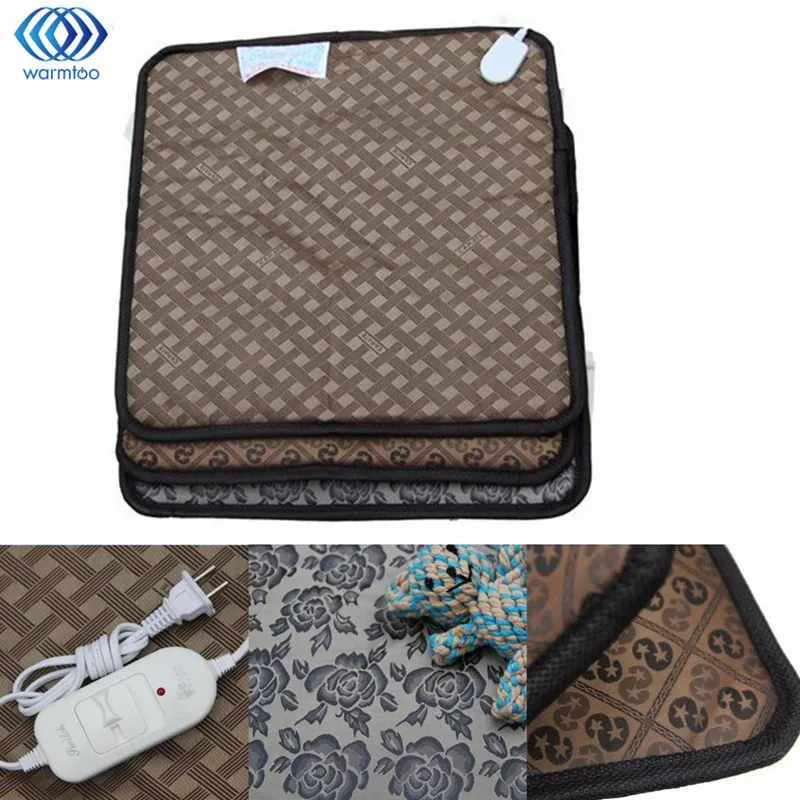 

20W Electric Blanket Pet Polyester Waterproof 45cmx45cm Electric Heated Mat 220V Easy To Clean Warm Heater Pad