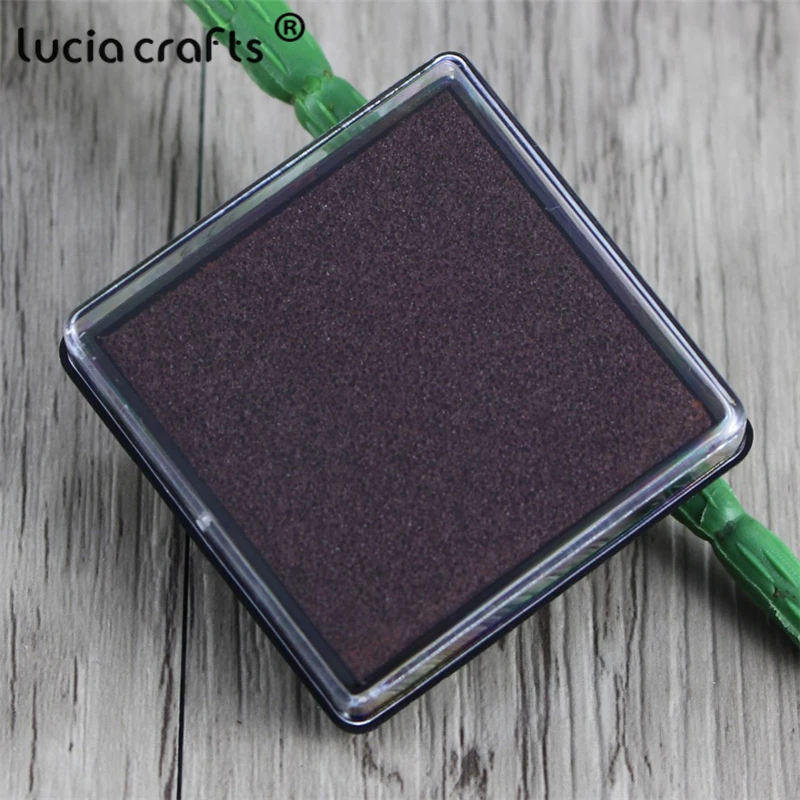 Lucia crafts 4*4 см чернильный коврик для рукоделия чернильные подушечки к основанию масляные резиновые штампы ткани скрапбук отпечаток пальца прокладка для печати I1106