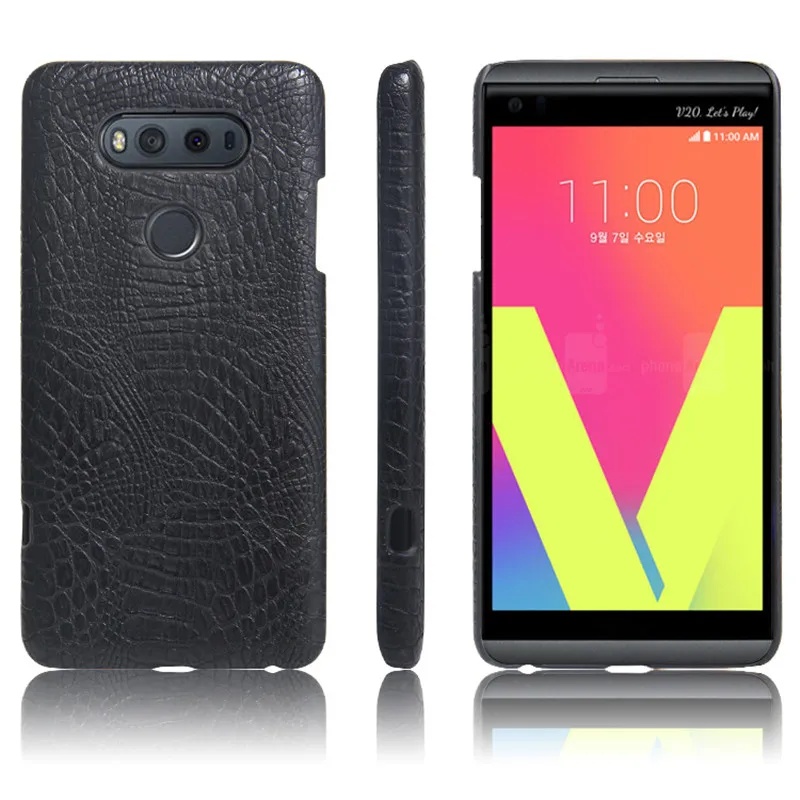 Чехол для LG V20 чехол с твердой кожей крокодила H990DS H990 N F800 F800K F800L LGV20 двойной |