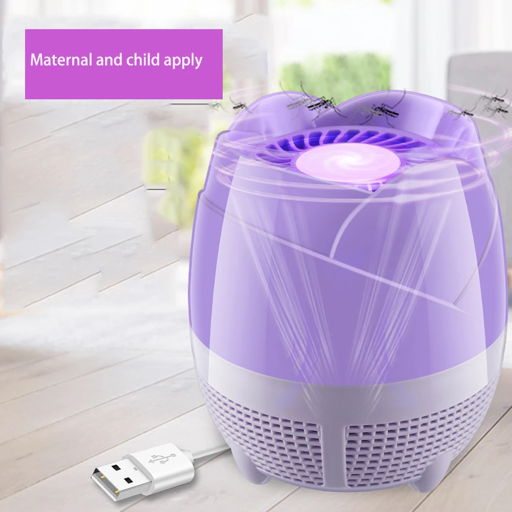 

Newest USB Mosquito Killer Lamp Home Bedroom Silent Without Radiation LED Luminous Mosquito Trap Lamp Maternal and Child Apply