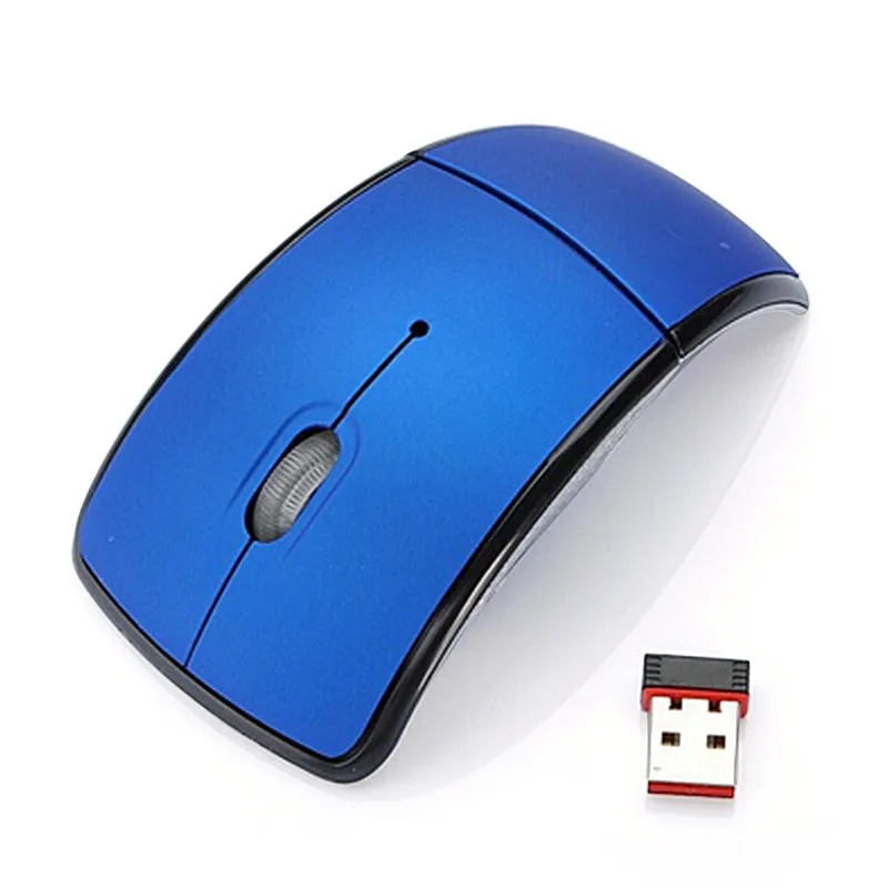 Горячая Распродажа беспроводная мышь 2,4 г компьютерная мышь Складная оптическая мышь USB приемник для ноутбука ПК компьютер настольный офис