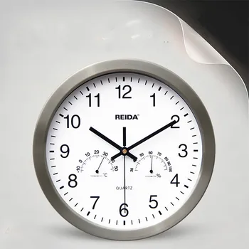 

Fashion Multifunctional Wall Clock Modern Design Thermometer Large Wall Clocks Home Decor Wandklok Watch Wall Reloj