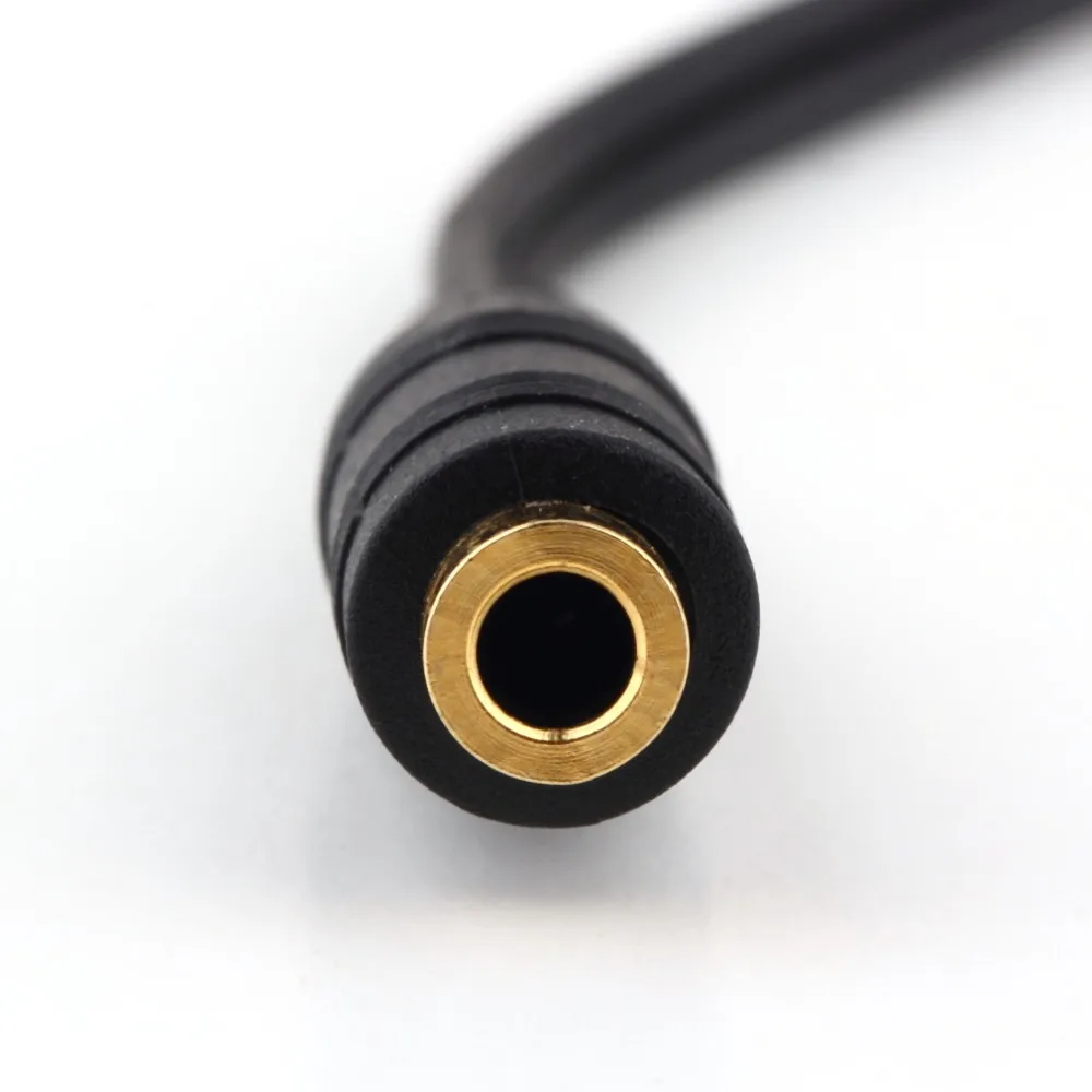 Универсальный 3,5 мм 2 в 1 аудиокабель наушников адаптер Женский двойной мужской кабель-удлинитель шнура, нашникиов для телефона PC MP3 MP4 Новый