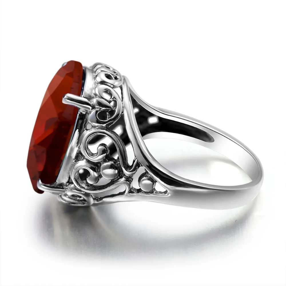 Женское кольцо из серебра 925 пробы с коричневым янтарным камнем карата|ring fashion|ring