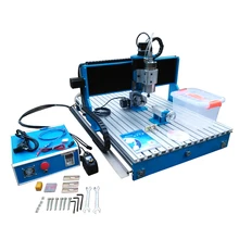 4axis CNC 6090 Router Lathe Woodworking Machine Linear Guide Rail Rotary Axis 3D Engraving Machine USB / Parallel port