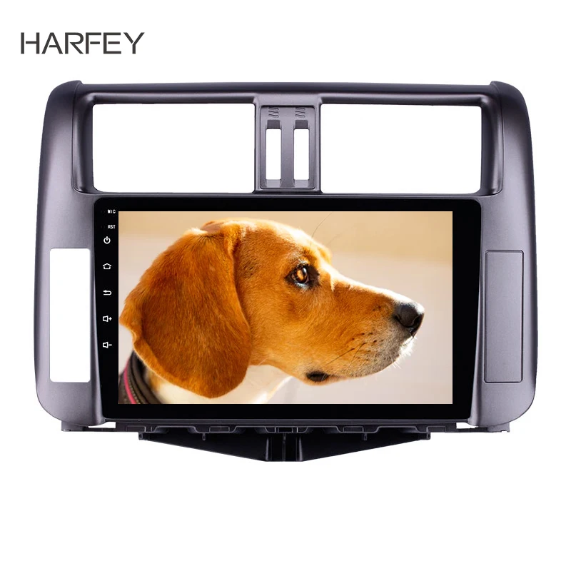 

Harfey 9 inch GPS System Touchscreen Android 8.1 for Toyota Prado 150 2010-2013 Radiowith 1024*600 Bluetooth Music support DVR