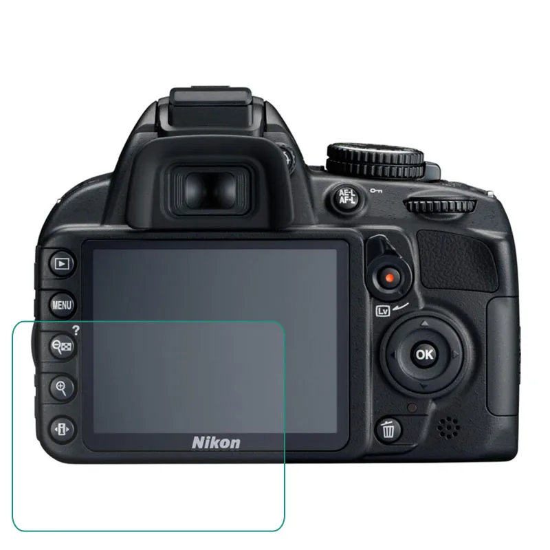 

Tempered Glass Protector For Nikon D3100 D3200 D3300 D3400 D3500 DSLR Camera LCD Screen Protective Film Diaplay Protection Cover