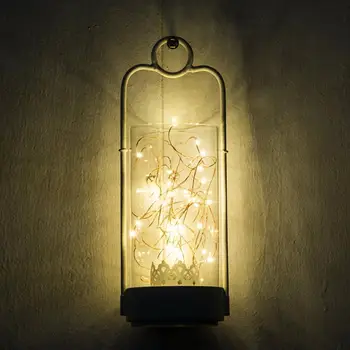 

2m 20 LEDs Button Cell Powered Copper Wire String Lights for Christmas Wedding Decoration (Multicolor Light)