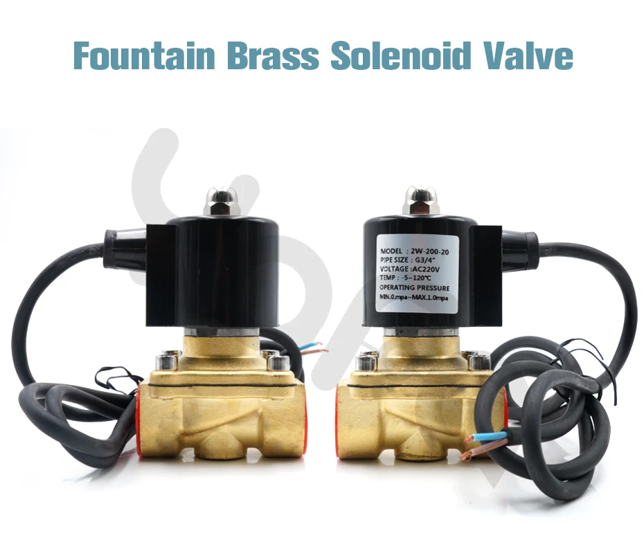 DN15/DN20/DN25/DN32/DN40/DN50,220VAC 24VDC Waterproof, IP 68, Fountain underwater,normally closed,solenoid valve, outdoor