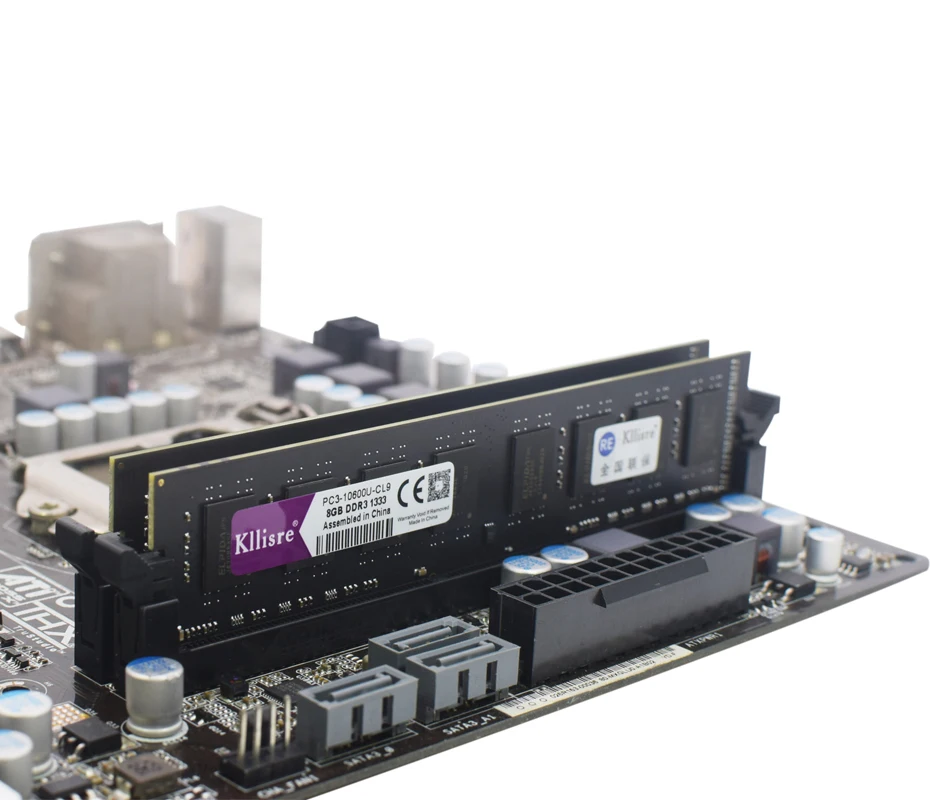 Kllisre DDR3 8ギガバイトのram 1600 1333なしeccデスクトップpc 240ピンシステム高互換性