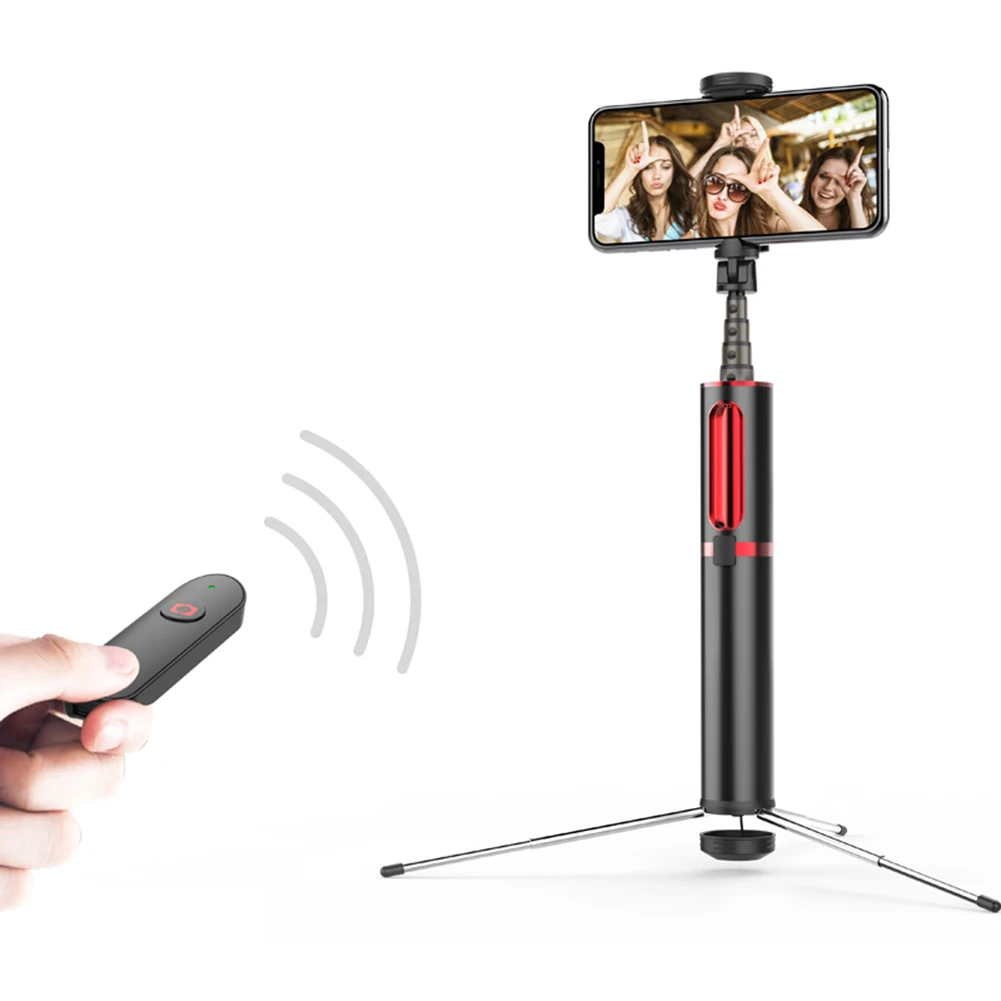Best 360�Rotation ABS Selfie Stick Tripod Portable Wireless Bluetooth Monopod Mini expandable Selfie Sticks for universal phone
