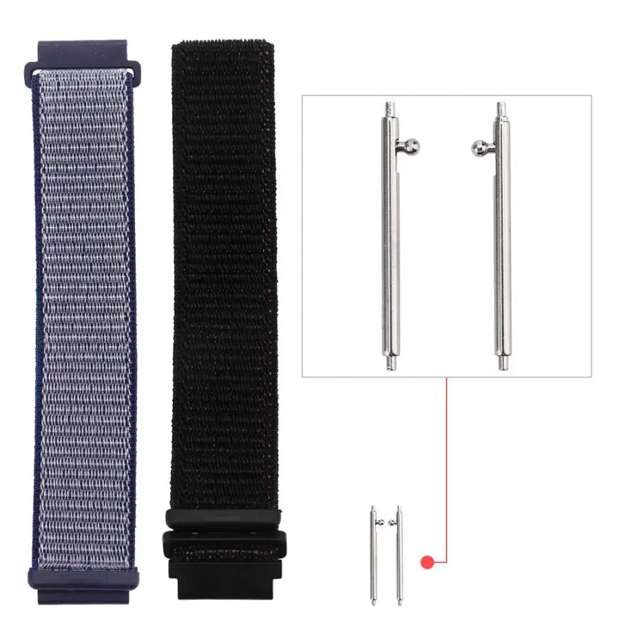Nylon Watch Band Wristwatch Strap Replacement Fit for Samsung Gear S2 Classic Black Blue Color a | Наручные часы