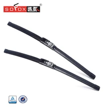 

SOECRE Universal U-type Soft Frameless Bracketless Rubber Car Standard Windshield Wiper Blade Accessories 14''-26'' for U Hook