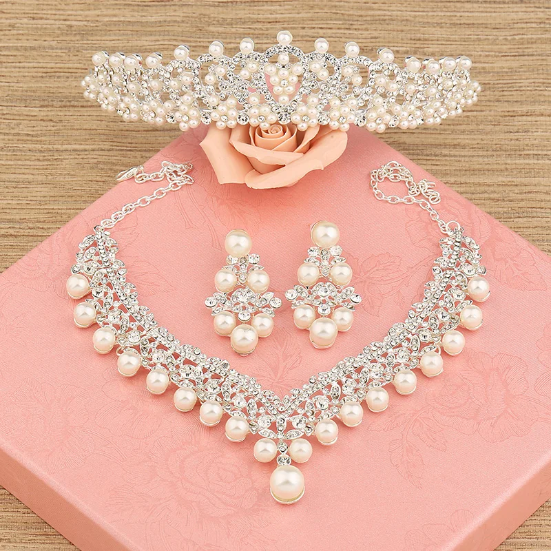 The bride hair accessory three pieces set wedding accessories hair