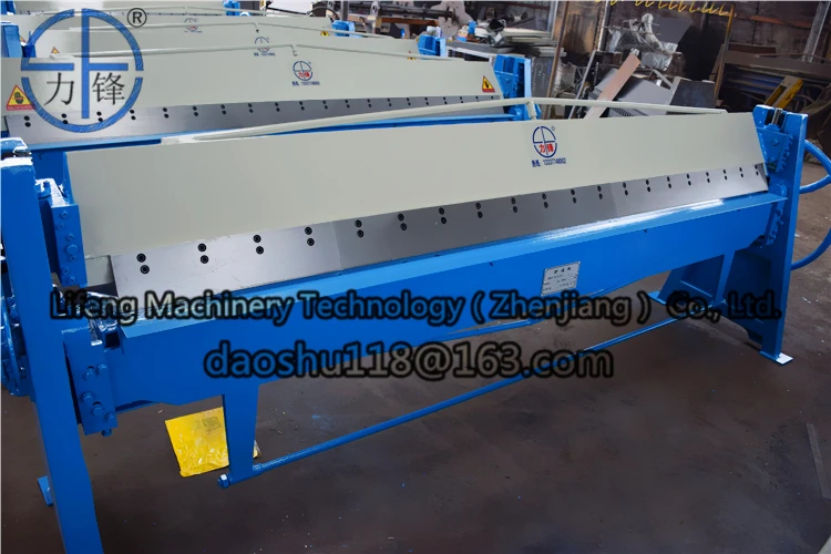 

WS-1.5x1500B Adjustable tool according to panel sheet hand folding machine,Metal processed for stainless stell