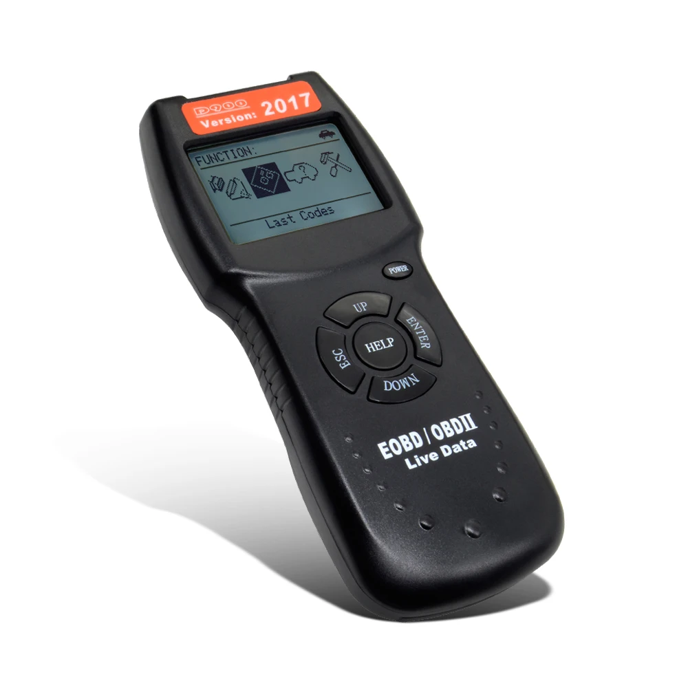 Новейший считыватель кодов 2017 06 D900 сканер данных OBD2 Live PCM автомобильный