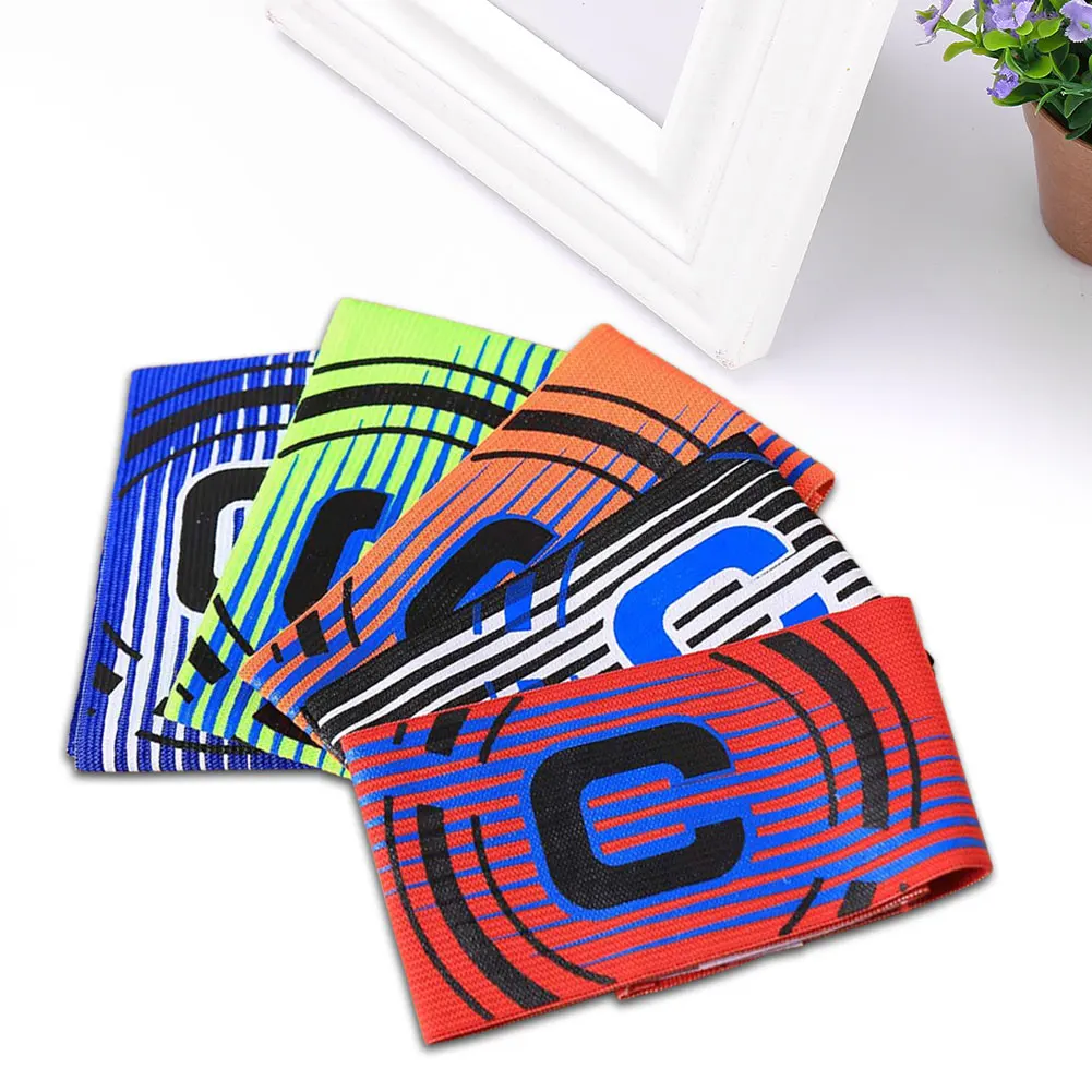

Professional Football Captain Armband Soccer Arm Band Sports Stick Adjustable