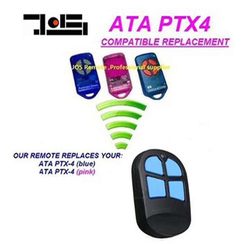 

ATA PTX4 433.92 MHz gate garage door remote control replacement rolling code,ATA PTX4 learning remote control / garage command