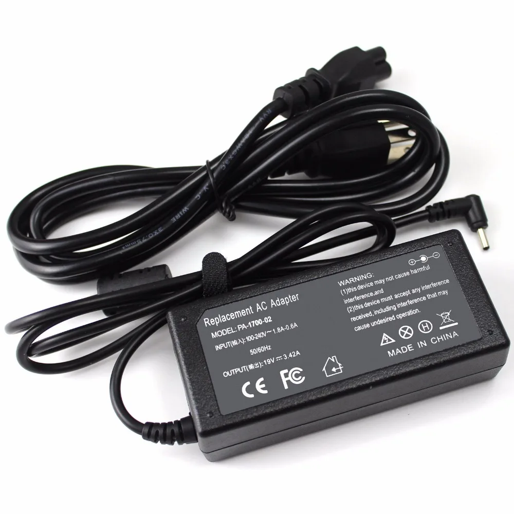 AC Adapter Charger 19V 3.42A for Acer Chromebook 15 14 13 11 R11 CB3-111 C720 AC Adapter Charger 19V 3.42A for Acer Chromebook 15 14 13 11 R11 CB3-111 C720
