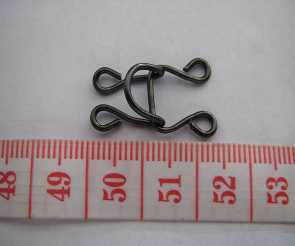 Латунные крючки для пальто покрытие черный никель шерстяной крючок 23 мм Большой размер латунные пуховики крюк 100 набор