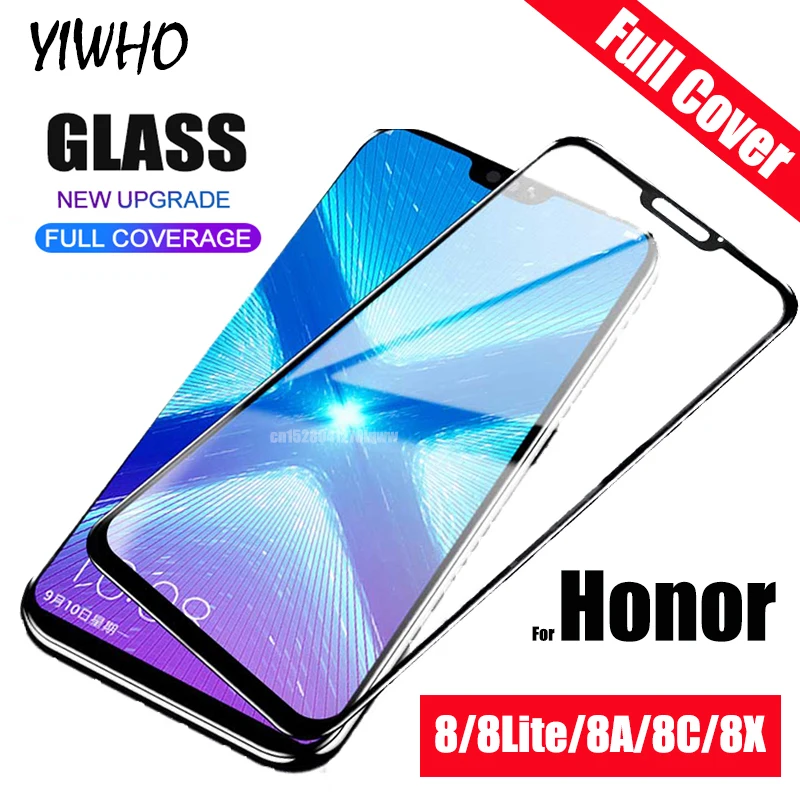 

Protective Glass For Honor 8c Screen Protector Case For Huawei Honor 8x Play 8a 8 Lite A C X Honer A8 X8 C8 Tempered Glas Film