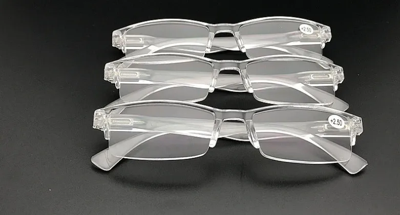 Eyesilove унисекс пластиковые очки для чтения прозрачные очки для чтения с пружинными петлями на дужках