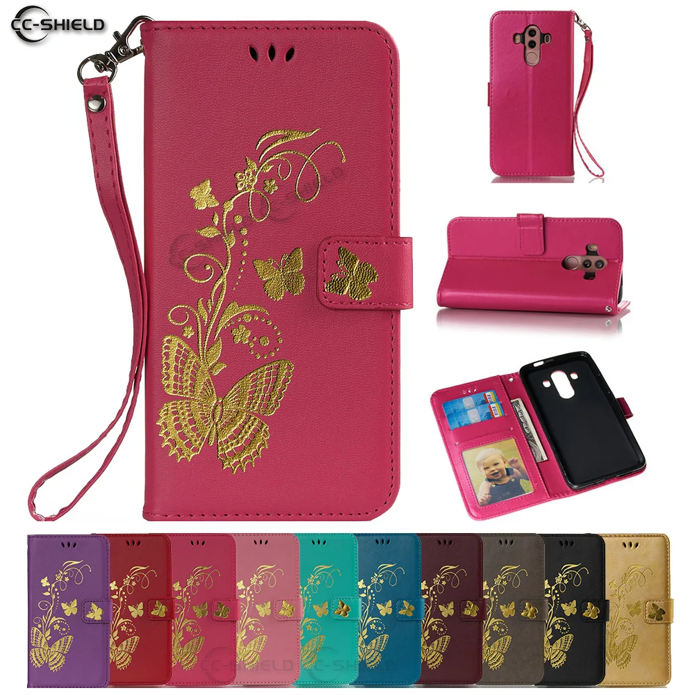 

Flip Case for Huawei Mate 10 Pro BLA-L29 BLA-TL00 Butterfly Phone Leather Cover for Huawei Mate10 Pro BLA L29 L09 TL00 Case Bag