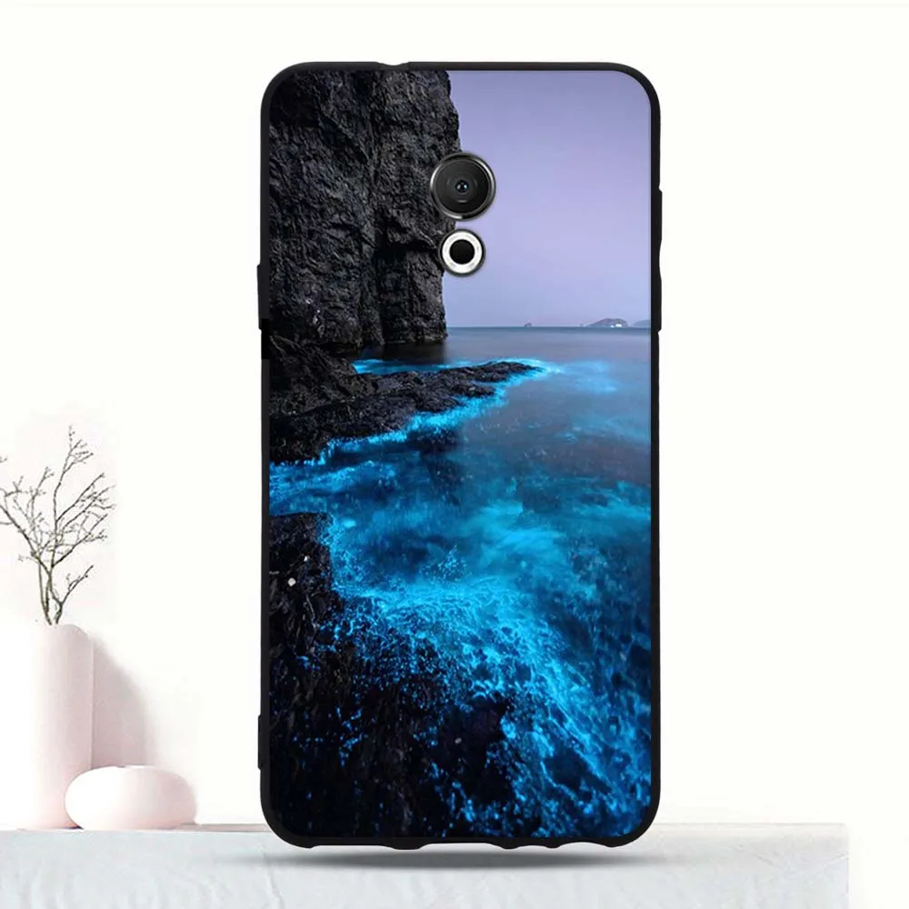 Case For Meizu 15 Lite Silicone Pattern Printed Case For Meizu M15 TPU Back Protective Cover For Meizu 15 Lite Case 5.46" Coque 