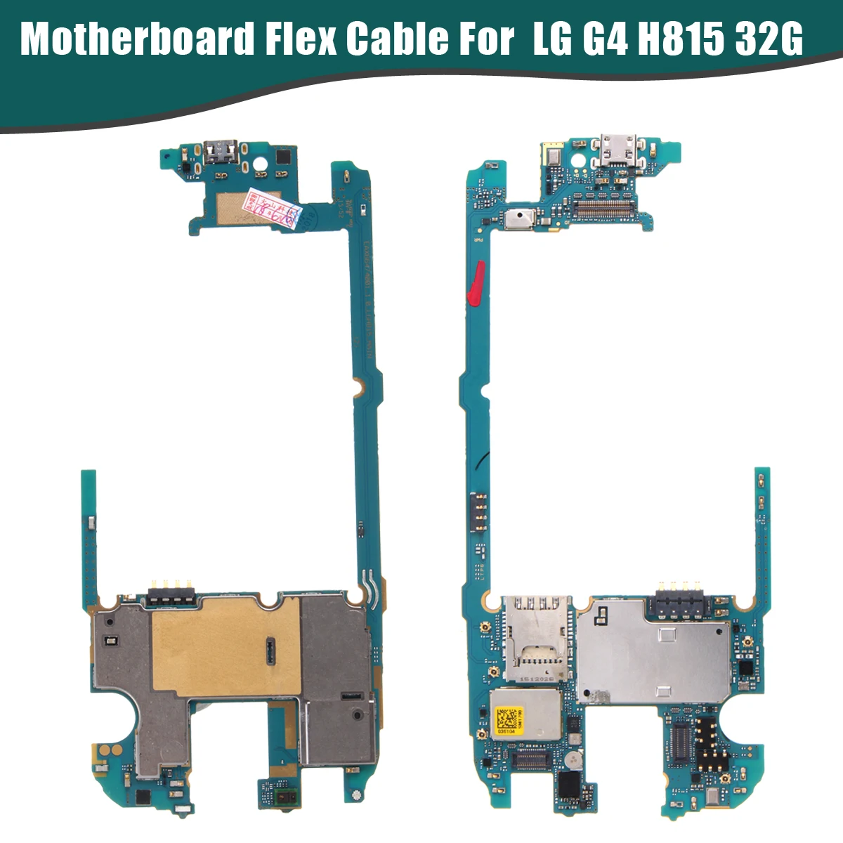

LEORY US Version Original 100% Main Motherboard Flex Cable Replacemen for LG G4 H815 32G Unlock Original Mainboard with Chips