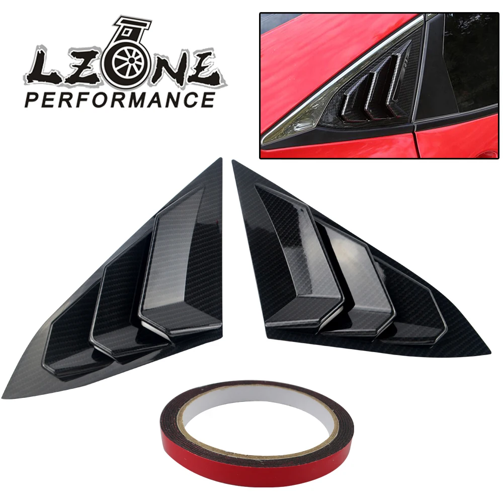 LZONE жалюзи на заднее окно четверть бокового отверстия для Honda Civic 10th 2016 2017