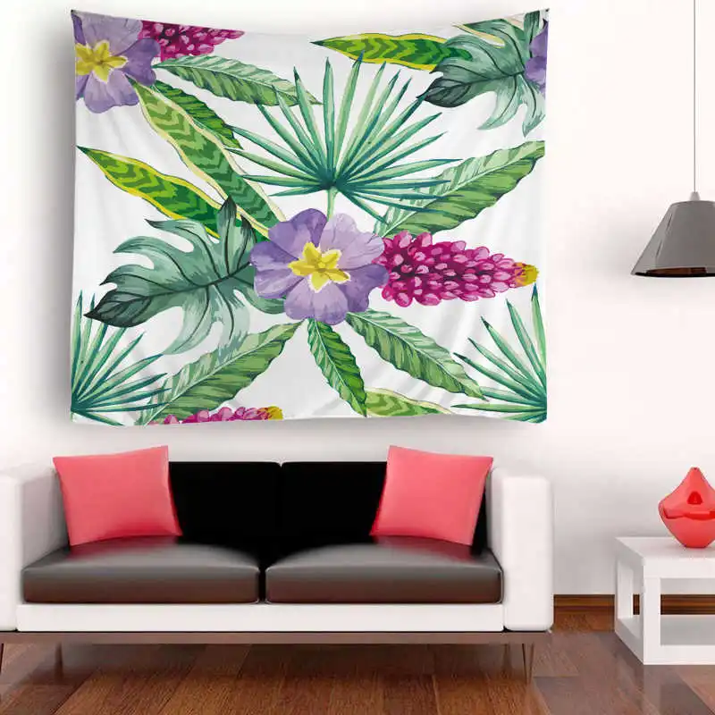 Indian Mandala Rectangle Tapestry Hanging Beautiful Flowers Bedspread Ethnic Throw Art Blanket Dorm Home Decor Yoga Mat Hippie