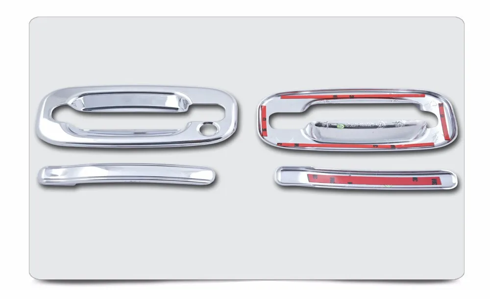 ABS Chrome Door Handles Cover 2D No PSKH For Chevrolet Silverado For GMC Sierra 1999-2006 Free Shipping d