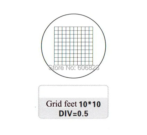 Microscope Eyepiece Graticule Measuring Glass dia 20 mm Div. 0.5mmin