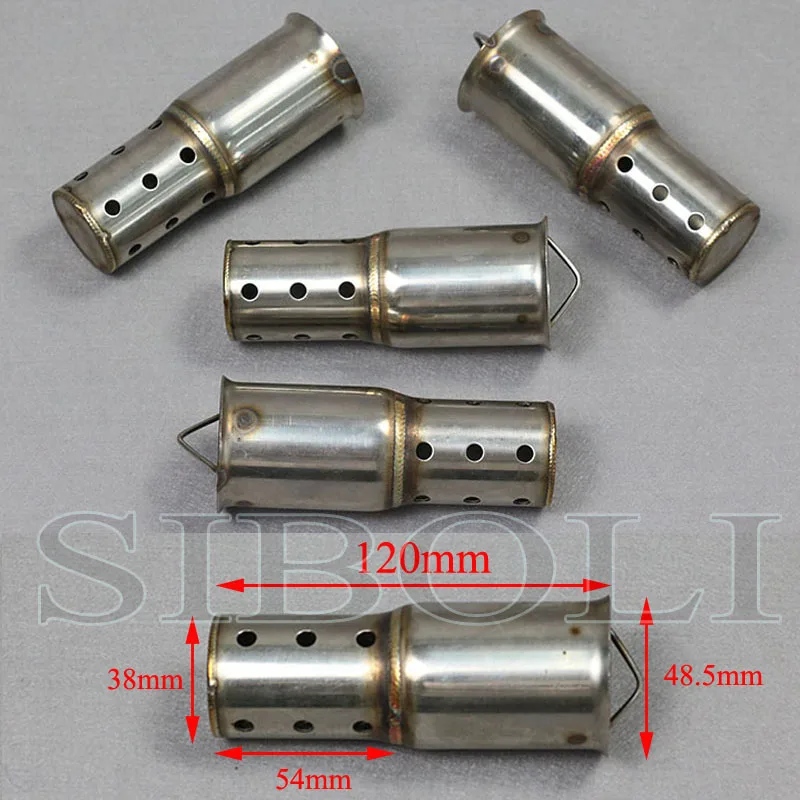 48.5MM Motorcycle Exhaust Muffler DB Killer Silencer Noise Sound