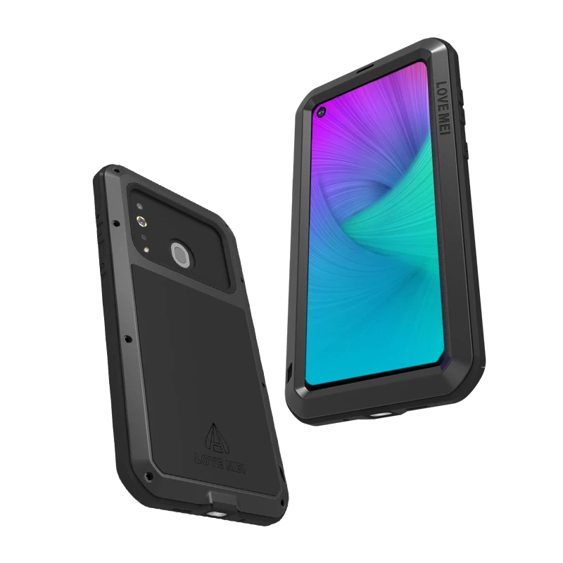 Lovemei полный охват противоударный Doom Броня чехол для samsung Galaxy A8s A8 s силиконовый Heavy