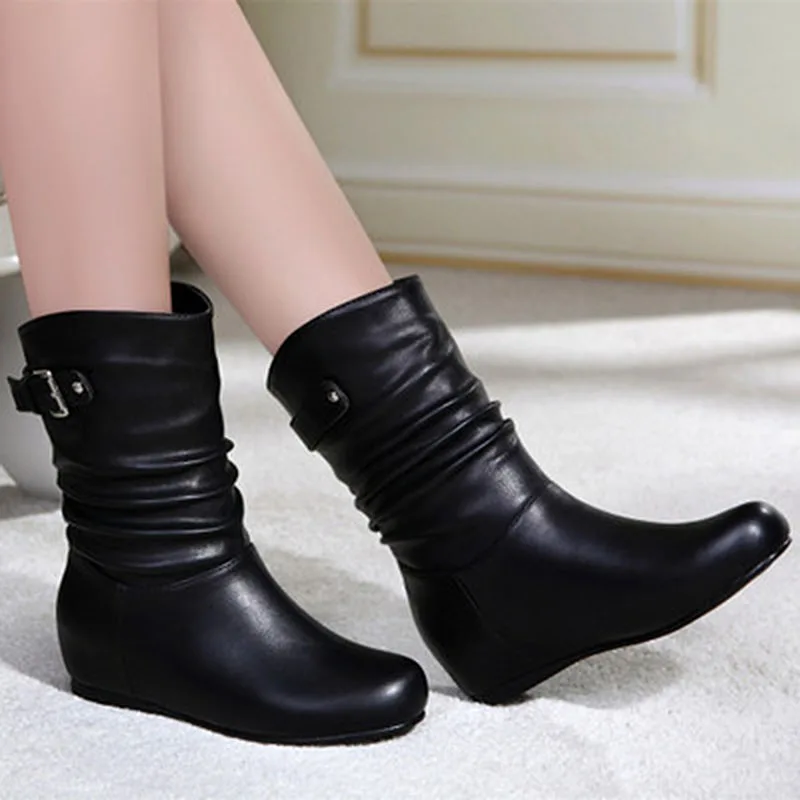 

Brand Designer Shoes Women Ankle Snow Boots Female Down Plush Winter High Boots Girls Waterproof Fur Sapato Feminino