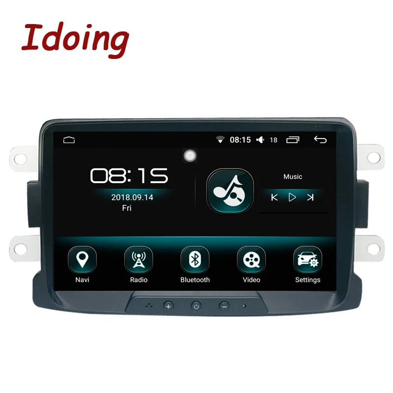 Cheap Idoing 1Din 8"Car Radio GPS Multimedia Player Android8.1For Renault Duster LADA 2014-2016 IPS DSP 4G+64G Octa Core Navigation 2