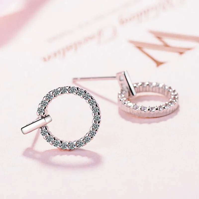 cubic zirconia stud earrings  (4)