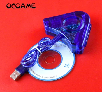 

OCGAME For PS1 PS2 PSX Playstation 2 Joypad Game Controller to PC USB Converter Adapter