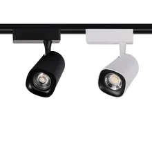 LukLoy 24 ° угол луча трек прожектор Ra≥85 регулируемый угол облучения место на рельсе огни магазин одежды художественный выставочный рельсовый светильник