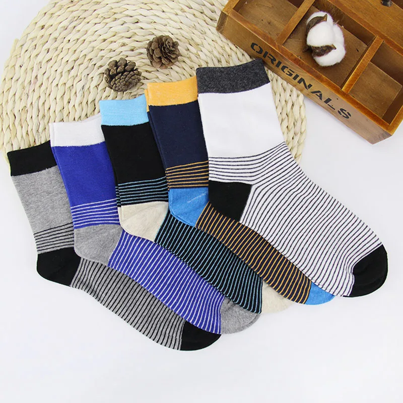 Buy Fashion 6 Styles Winter Mens Socks Warm Business