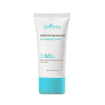 

Isntree Sensitive Balancing Sun Protection Plus 60ml Hydrating Sun Protection Inorganic UV Blocker Sunscreen Korea Cosmetics