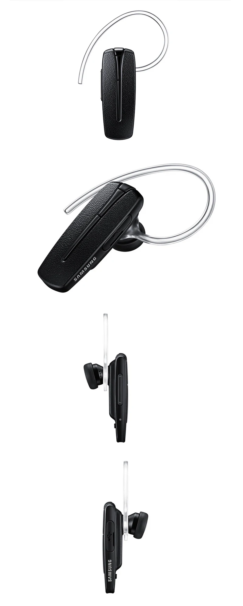 SAMSUNG HM1950 Preto Orelha-gancho fone de Ouvido Sem Fio Bluetooth Fones De Ouvido com Microfones estereo de Alta-Gual