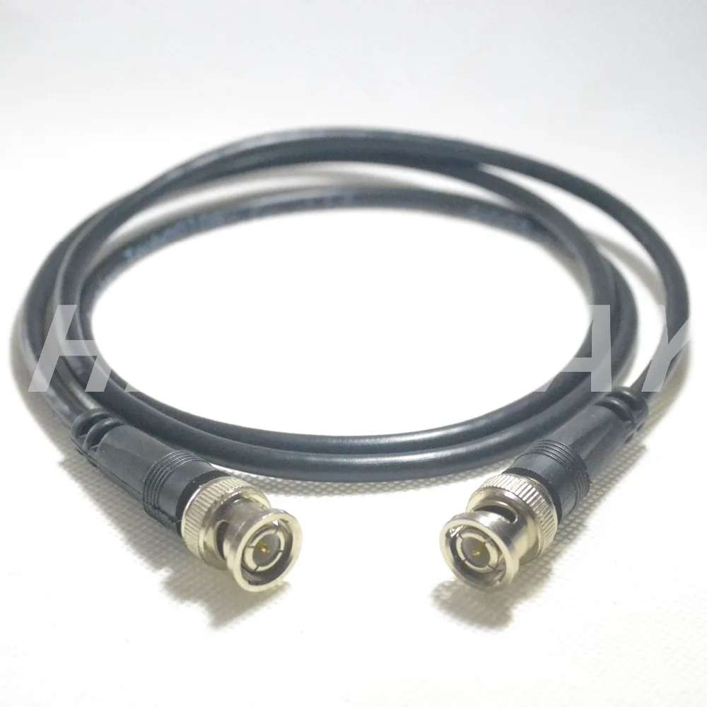 DHL 100PCS 1M RG59 coaxial extend BNC cable BNC male to BNC male for