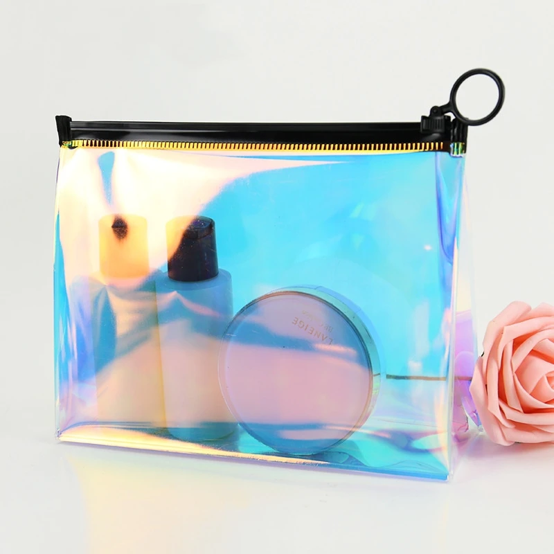 ETya جديد الليزر الملونة النساء السفر التجميل حقيبة شفافة سحاب عازل للماء المكياج حقيبة حالة الساخن بيع ETya جديد الليزر الملونة النساء السفر التجميل حقيبة شفافة سحاب عازل للماء المكياج حقيبة حالة الساخن بيع