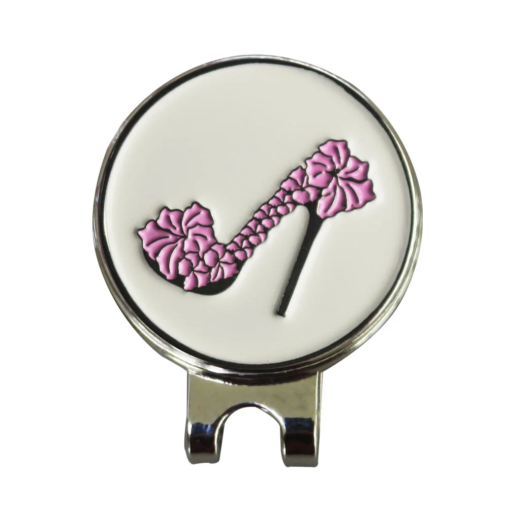 Blank Silver Color Golf Hat Clip with Unique Golf Ball Markerin Golf Training Aids