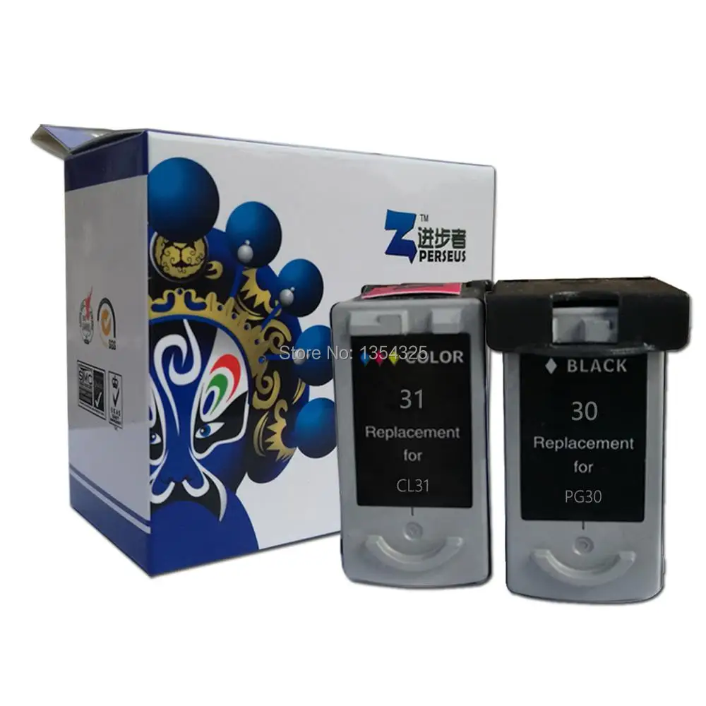 

PERSEUS INK CARTRIDGE FOR CANON PG-30 CL-31 PG30 CL31 HIGH YIELD COMPATIBLE PIXMA iP1800 iP2600 MP140 MP190 MP210 MP220 PRINTER