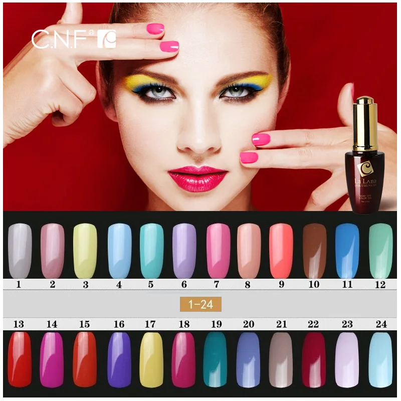 CNF LALUNA 15ml High End Nail Gel Polish For Nail Salon From 120