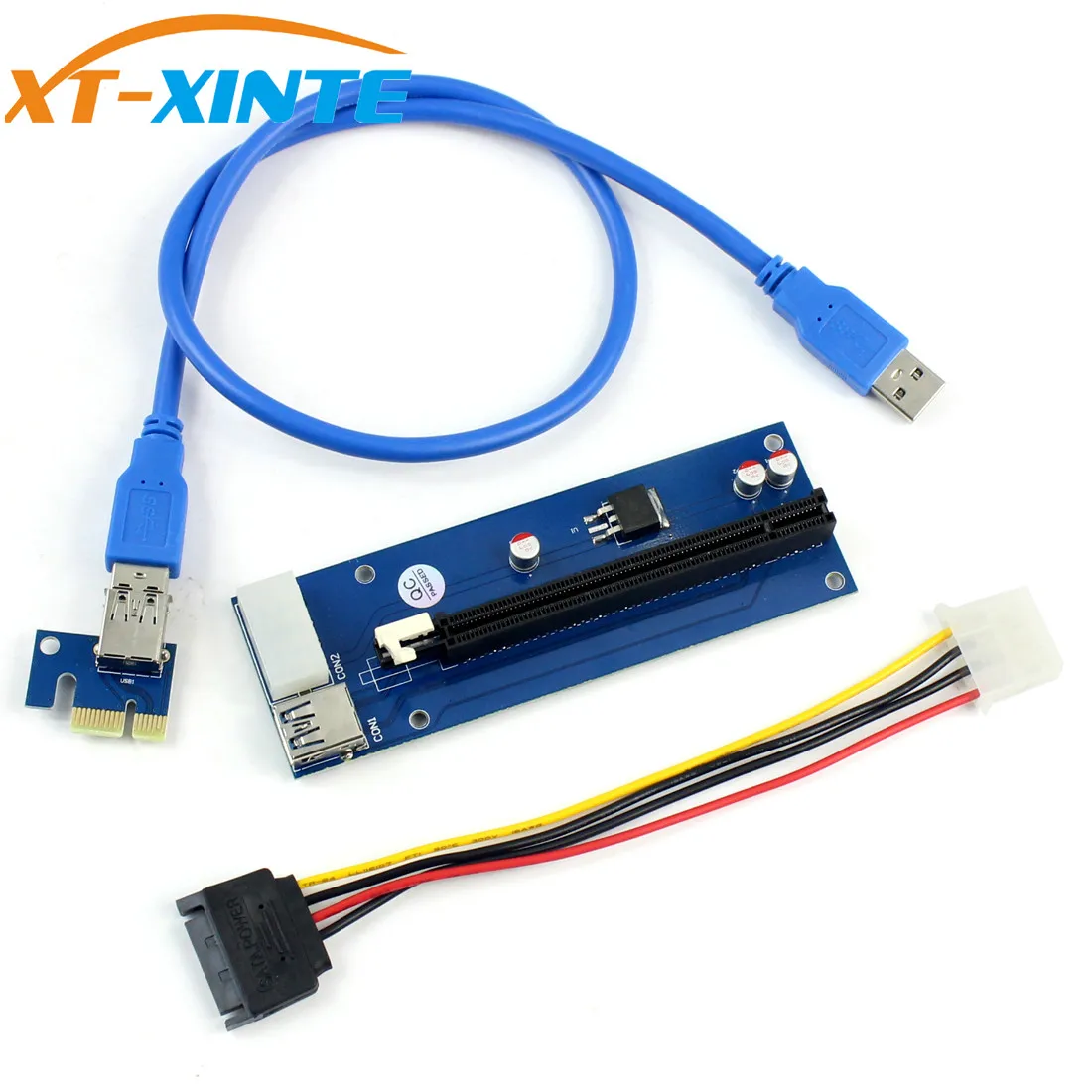 USB 3 0 PCI E Express 1x к 16x расширитель переходная карта адаптер Pcie 1 4 конвертер