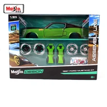 Maisto 1:24 1967 Ford Mustang GT Assembly DIY Diecast Model Car Toy New In Box Free Shipping 39094 Maisto 1:24 1967 Ford Mustang GT Assembly DIY Diecast Model Car Toy New In Box Free Shipping 39094
